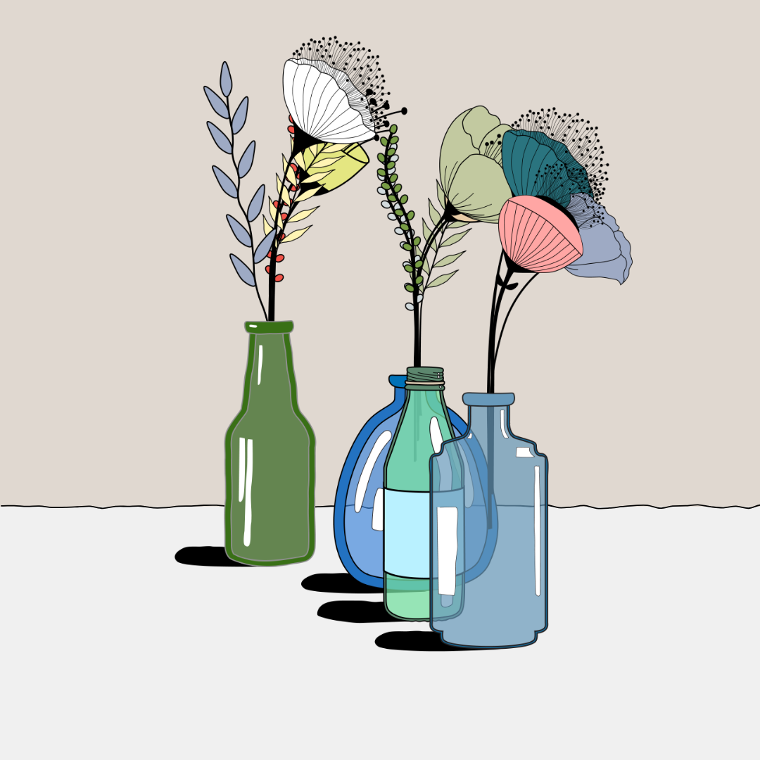 Flowers & Bottle #15 static token preview