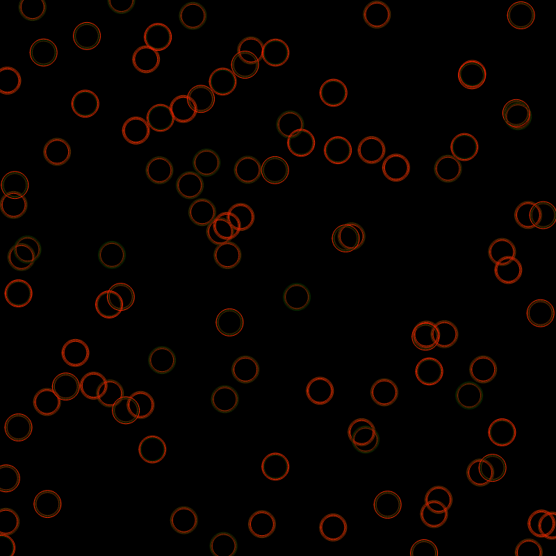 Bouncing circles #18 static token preview