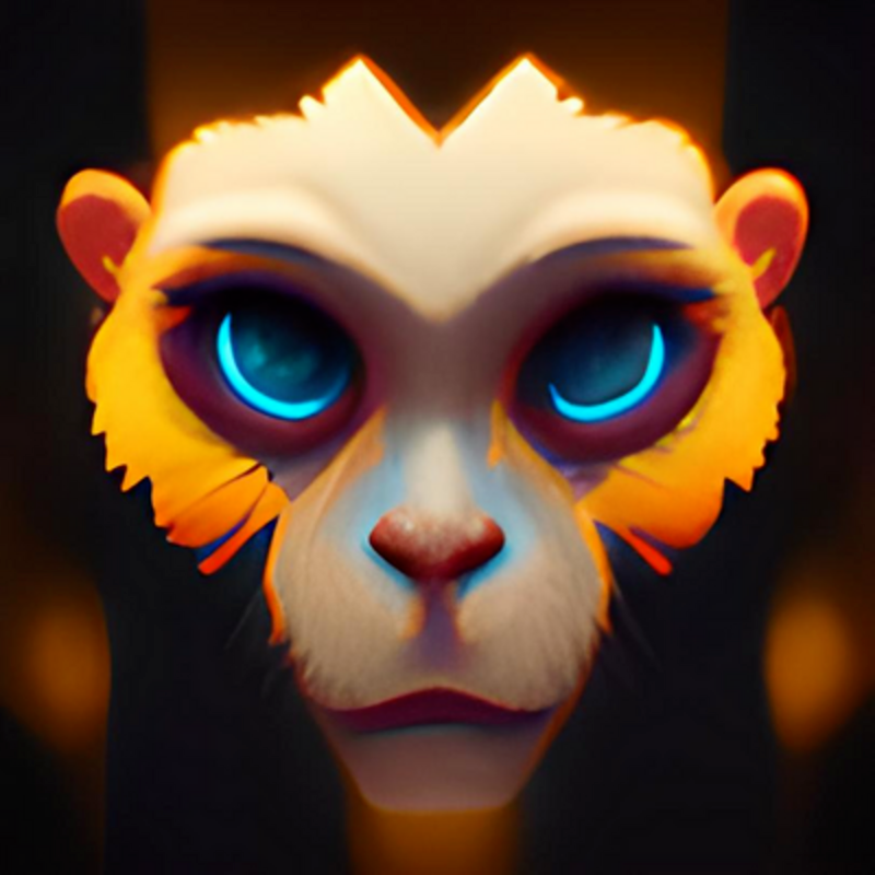 Monkey Spirits of The NFT Universe #2 static token preview