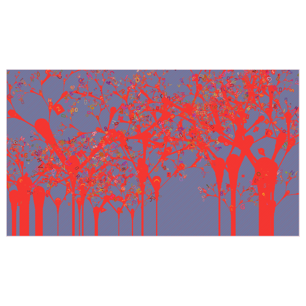 Red forests of broken words #1 static token preview