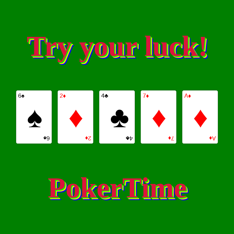 Try your Luck: PokerTime #1 static token preview