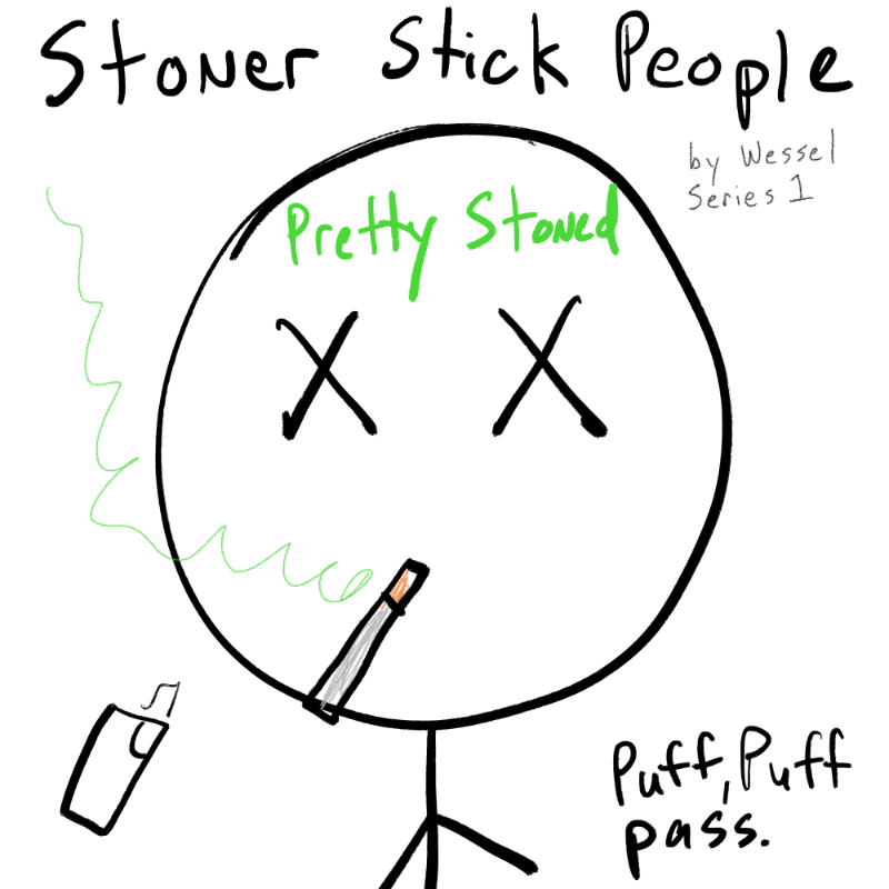 Stoner Stick People #43 static token preview