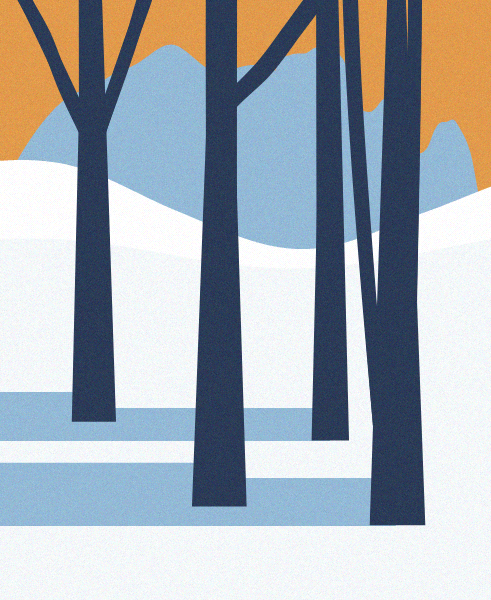 Minimal Snow Landscape #83 static token preview