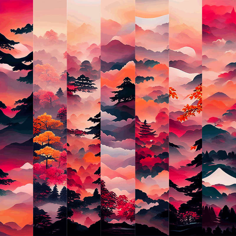 AI Japanese Autumn #11 static token preview
