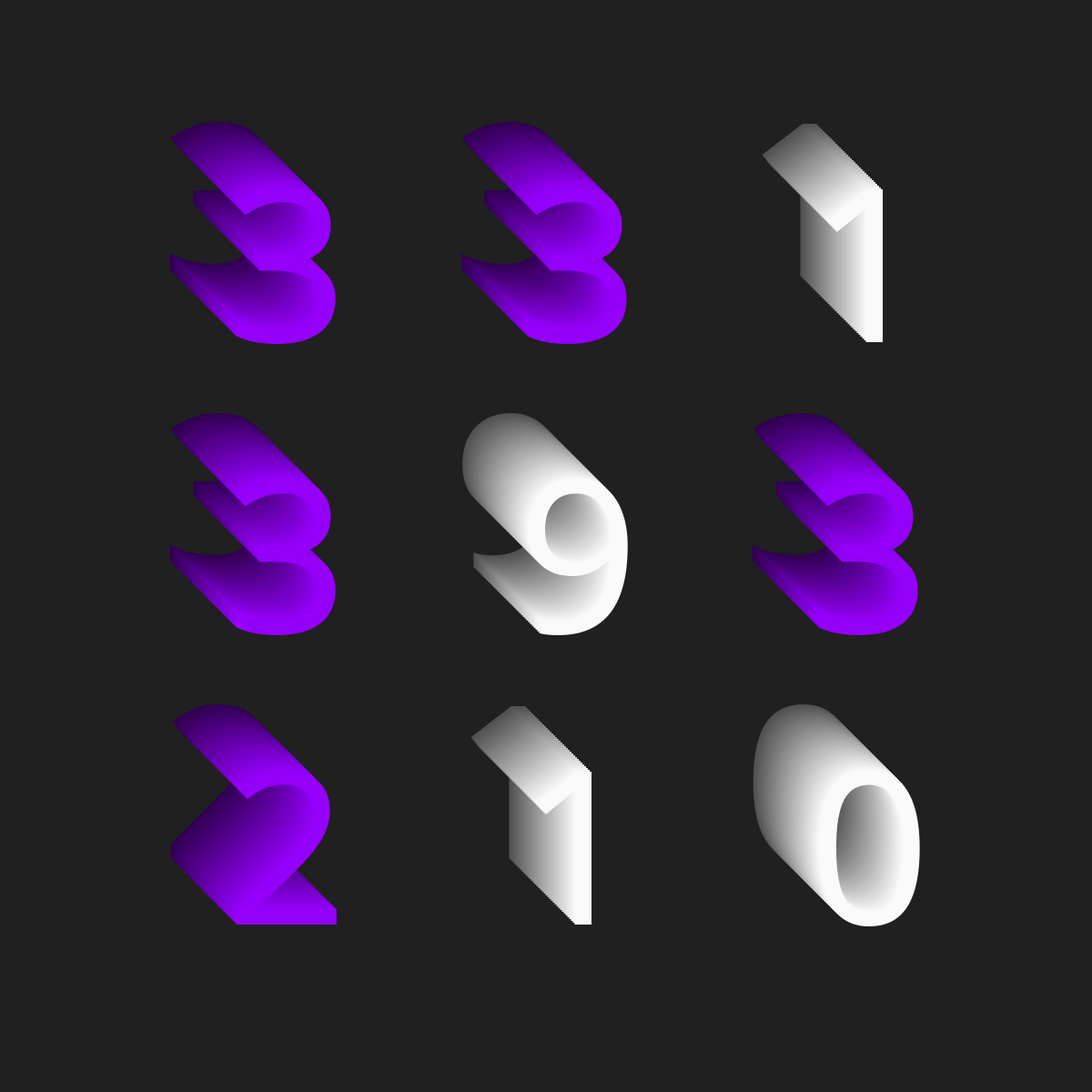 A Clock for decades #1 static token preview