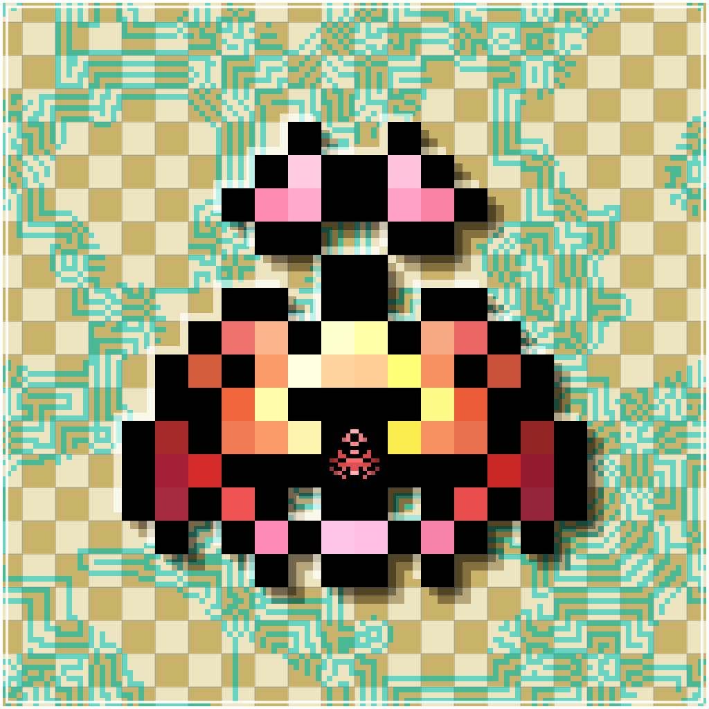 Pixel Spaceships Solos #20 static token preview