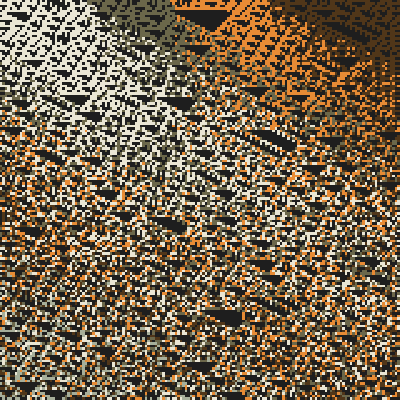 Colored Elementary Cellular Automaton #11 static token preview