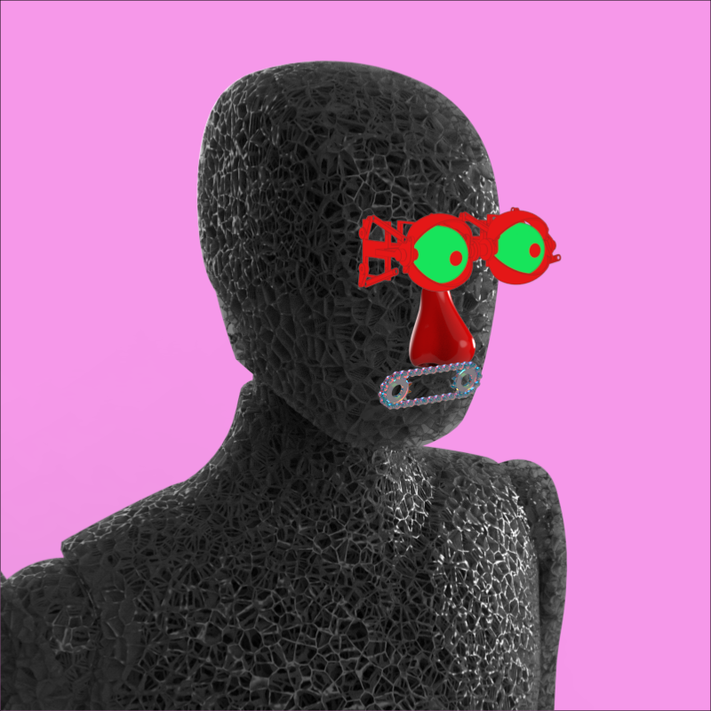 FXHASH ROBO AVATAR collection 1st sale #3 static token preview
