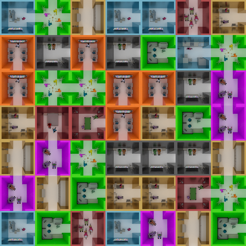Harlequin block building 2.0 #11 static token preview