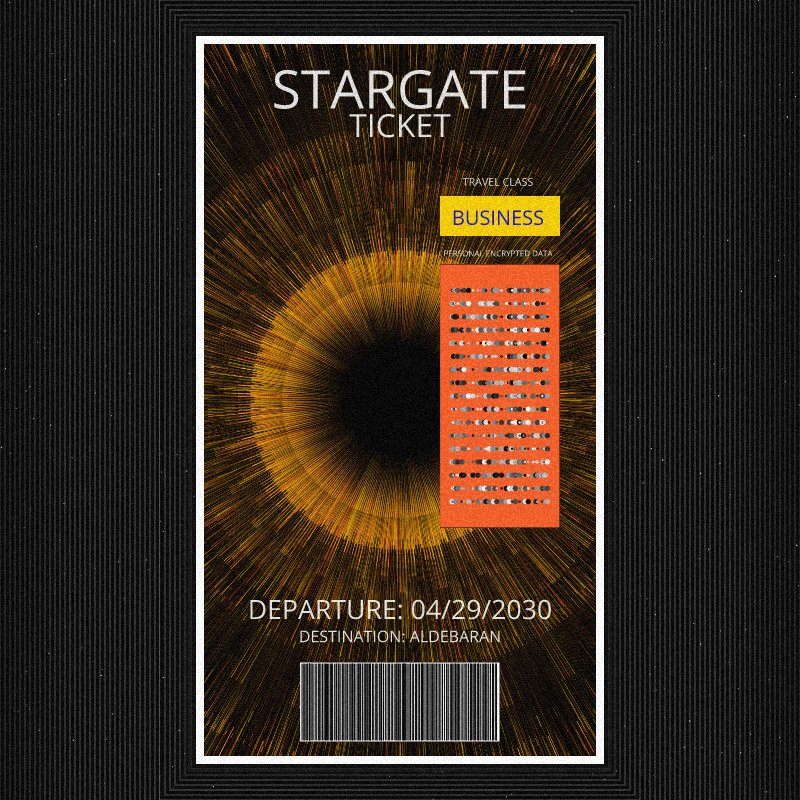 Stargate Ticket #16 static token preview