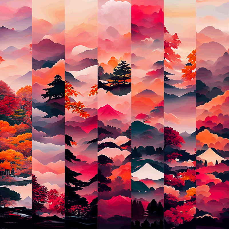 AI Japanese Autumn #7 static token preview