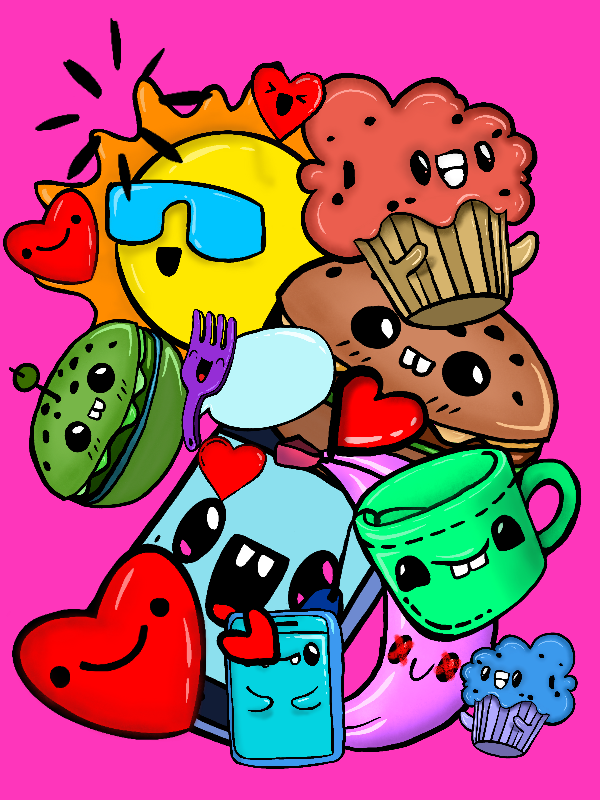 Doodles art #1 static token preview