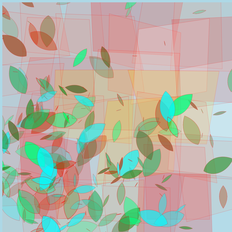 Leaves and glasses #12 static token preview