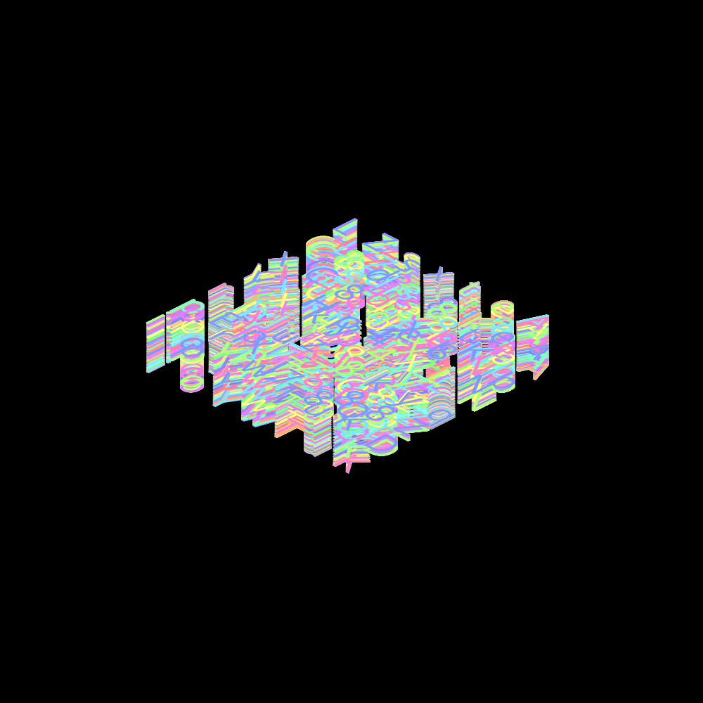 ISCII Rainbow Redux #19 static token preview