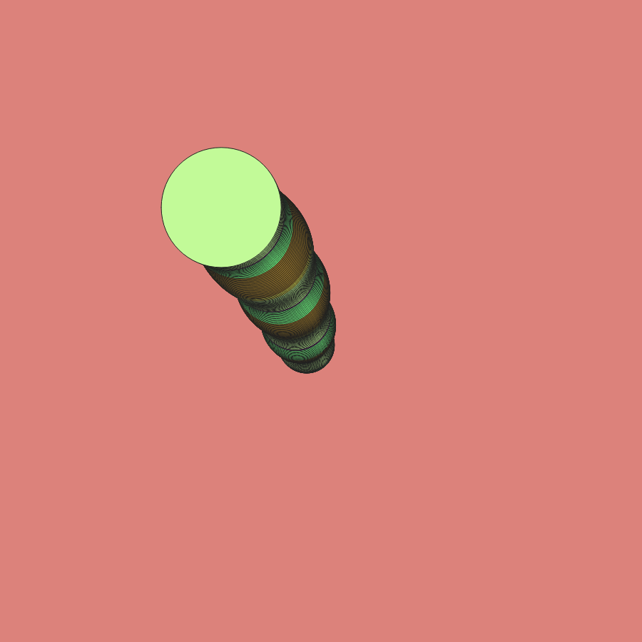 Warping Wobbling Worms #23 static token preview
