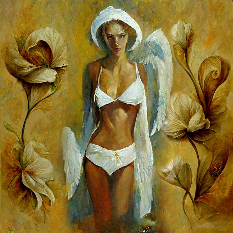 Girl and Flower #4 #7 static token preview
