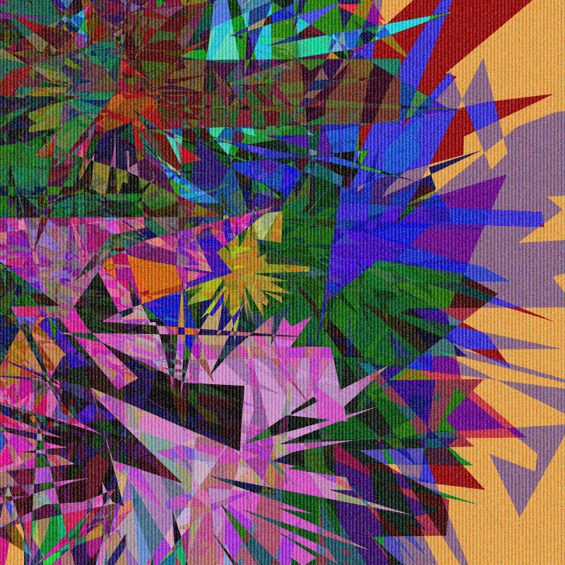 Glitchy Geometric Chaos #2 static token preview