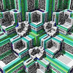 Colorful cubic sponge forms #7 static token preview
