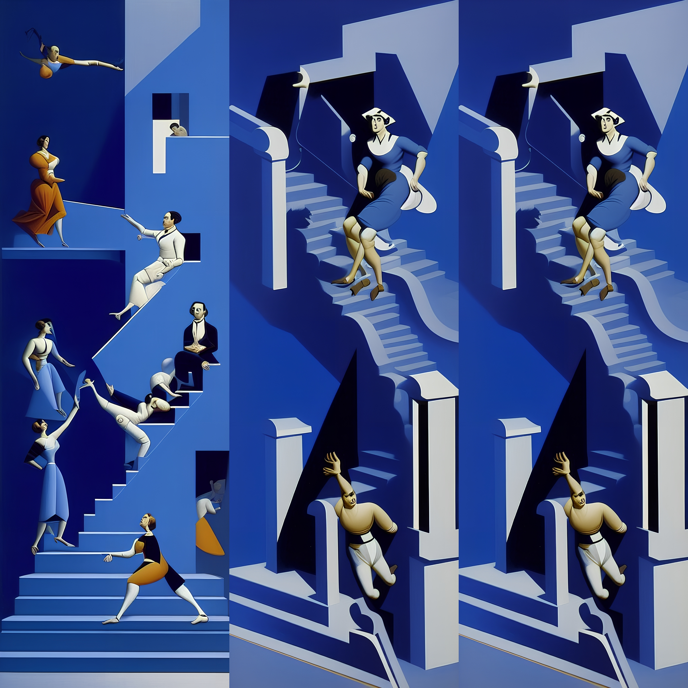 Blue Stairs #1 static token preview