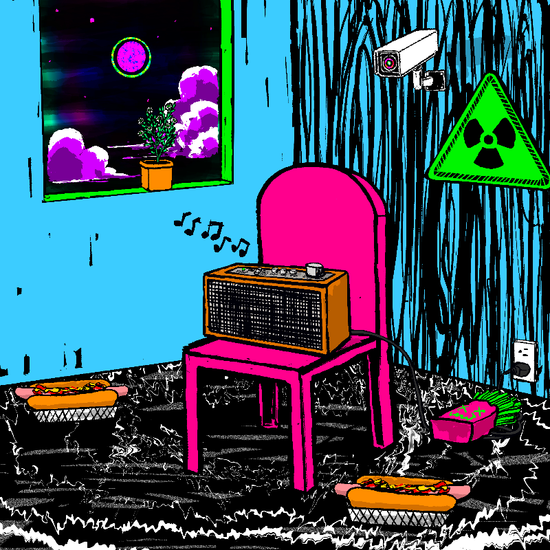 pink chair in the blue room #4 static token preview