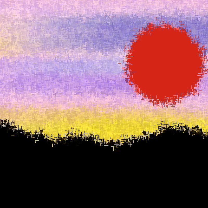 Sunset in memory #9 static token preview