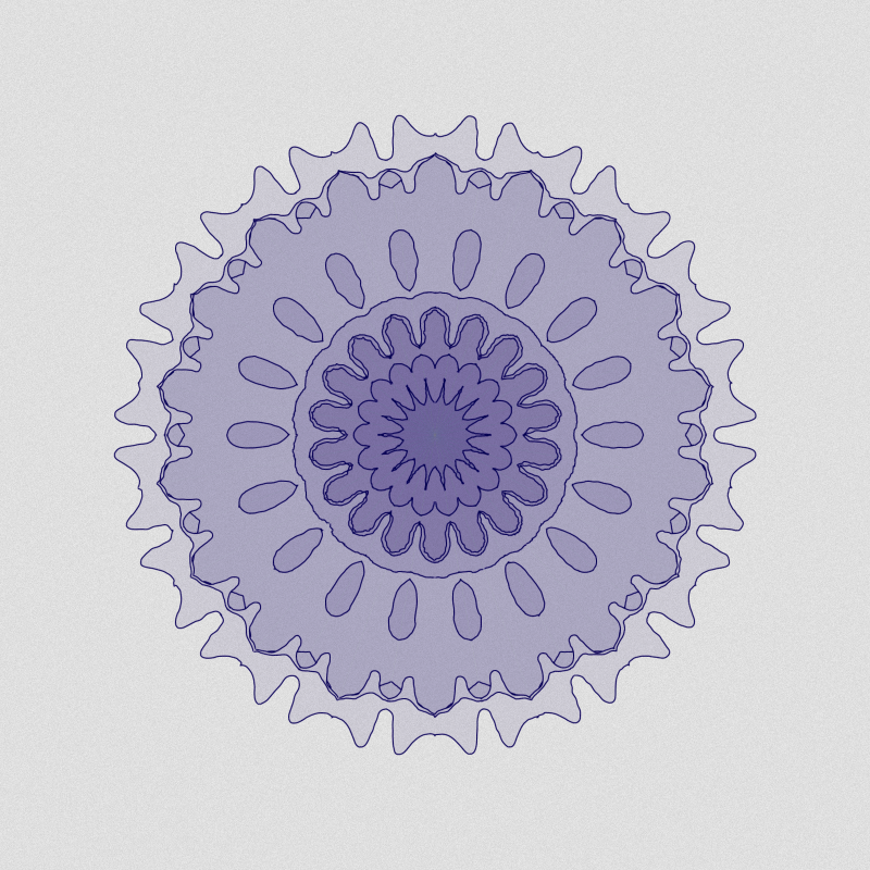 Handdrawn Kaleido #5 static token preview