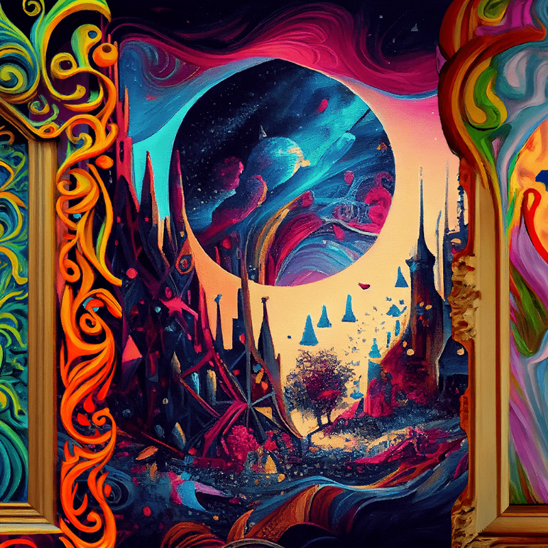 AI Psychedelic City #13 static token preview