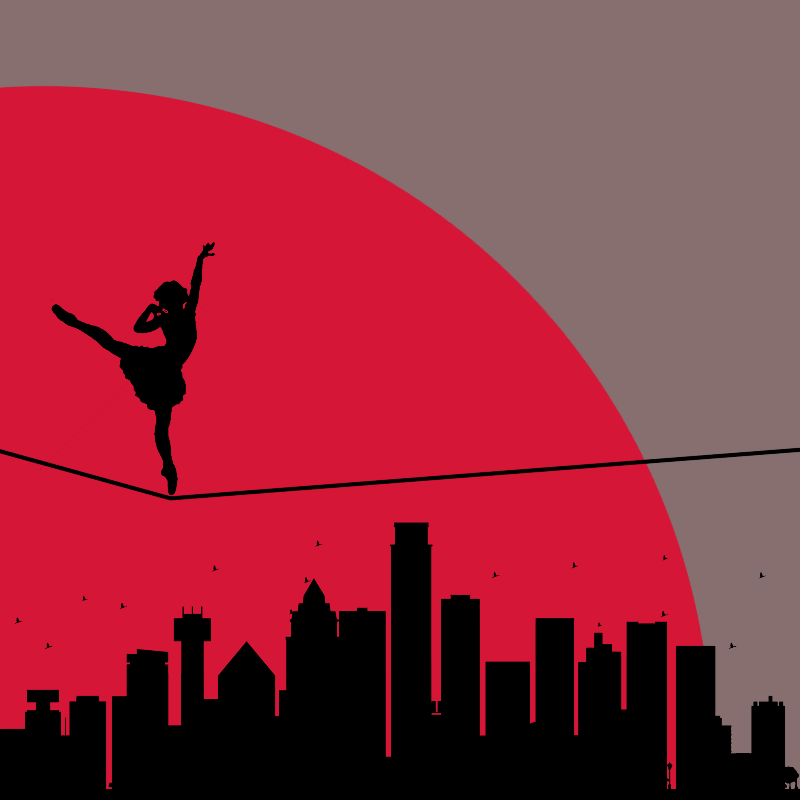 Dancing over the city #14 static token preview