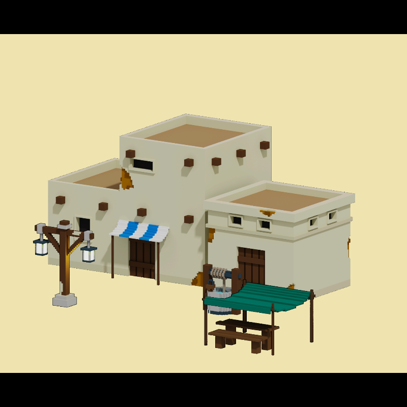 Desert houses #10 static token preview