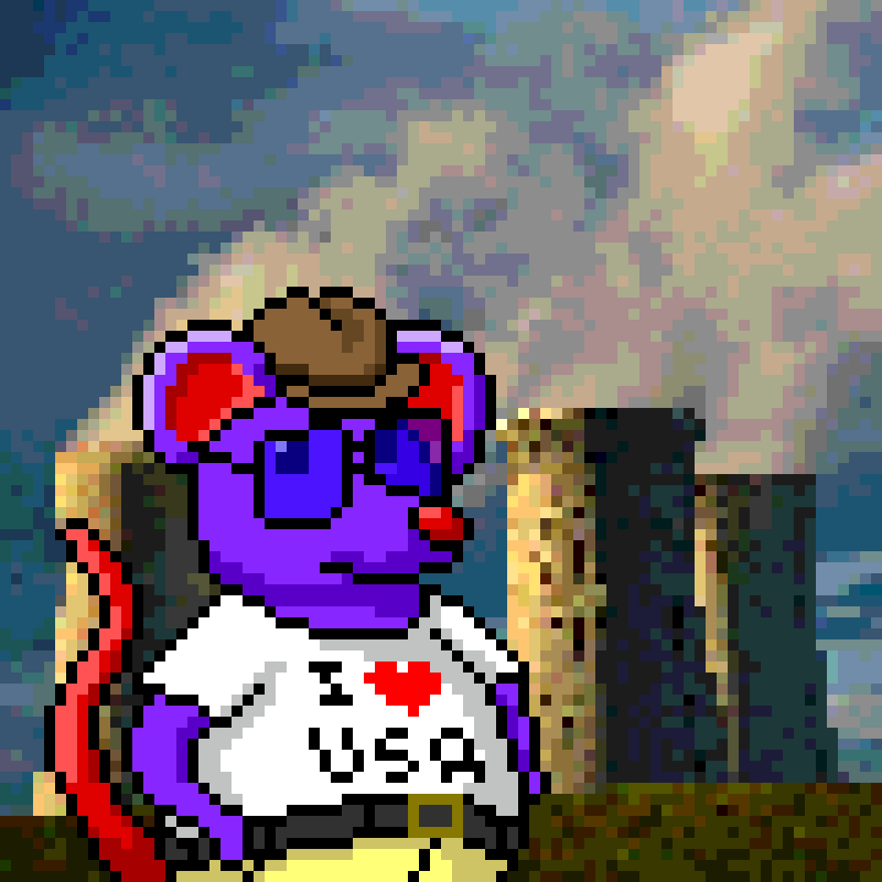 XTZ-Rats - Serie 2 - Around the world. #14 static token preview