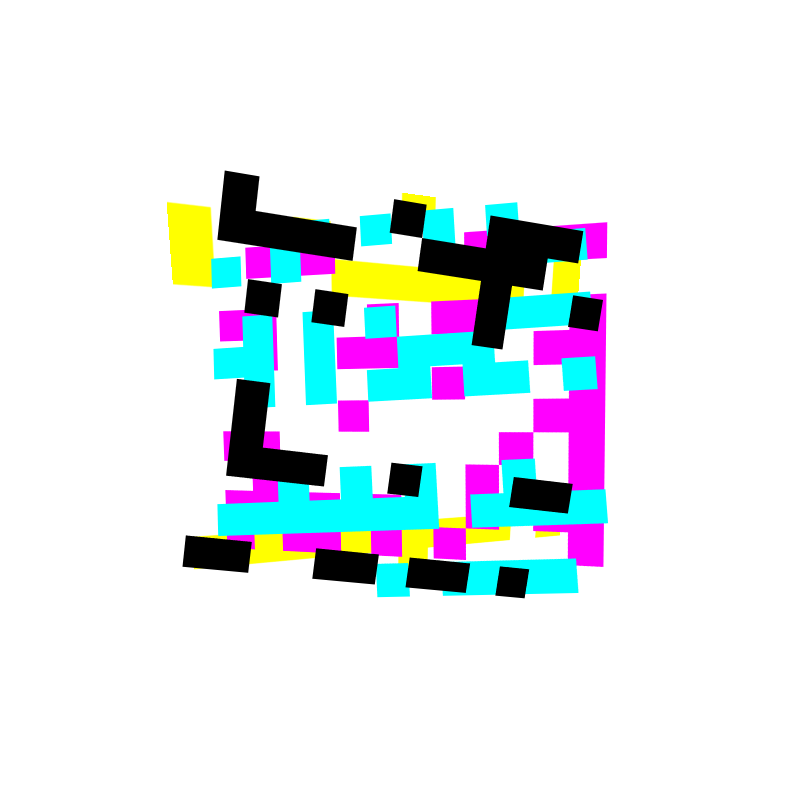 CMYK Decay #7 static token preview
