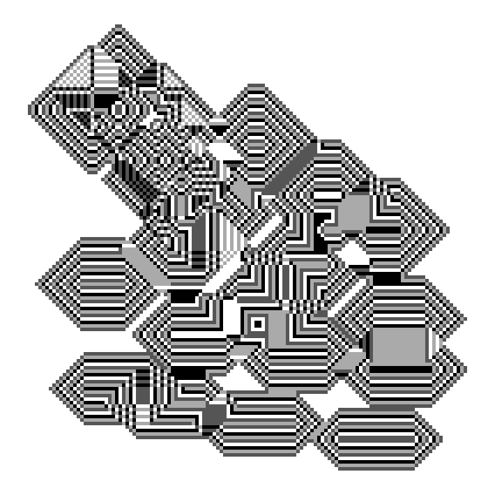 Superimposed Octagonal Pyramids #18 static token preview
