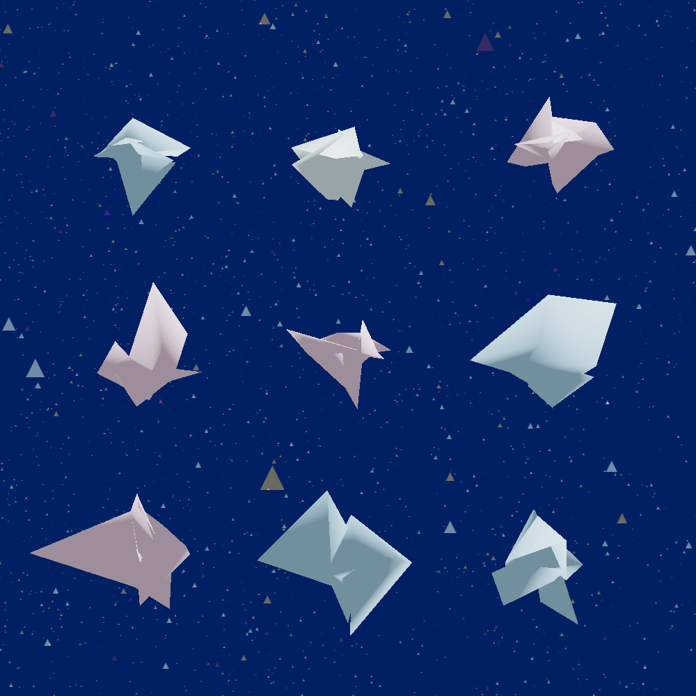I heard y'all like triangles #12 static token preview