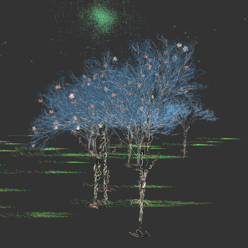 Black winter forest #18 static token preview