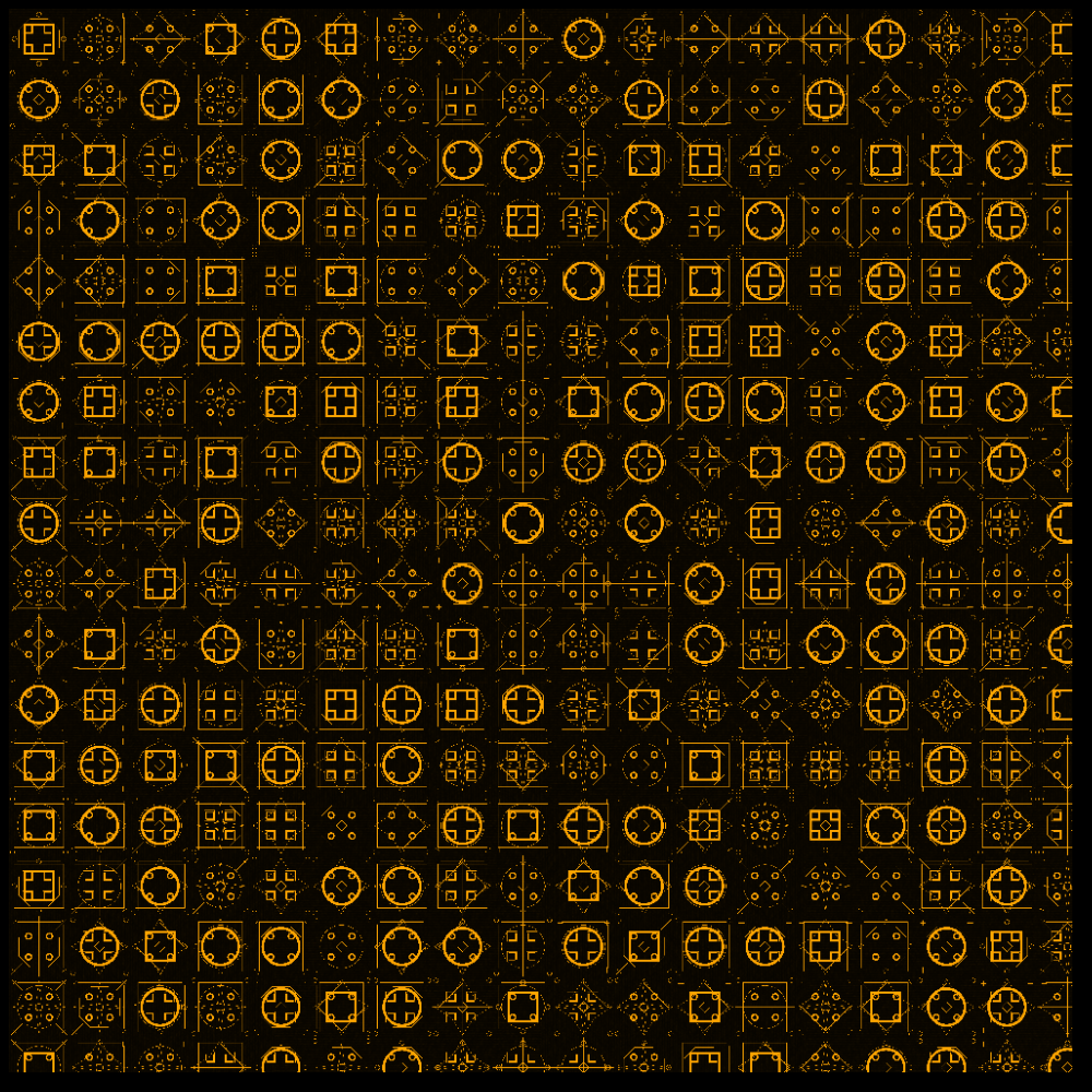 colorized_geometric_pattern #22 static token preview