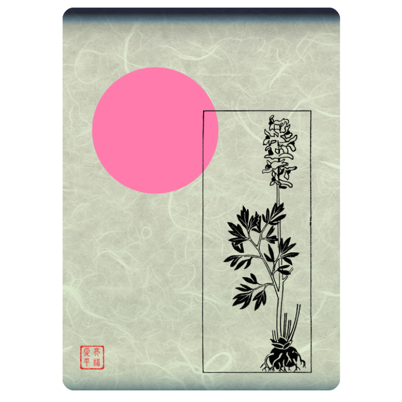 Zen flower card #7 static token preview