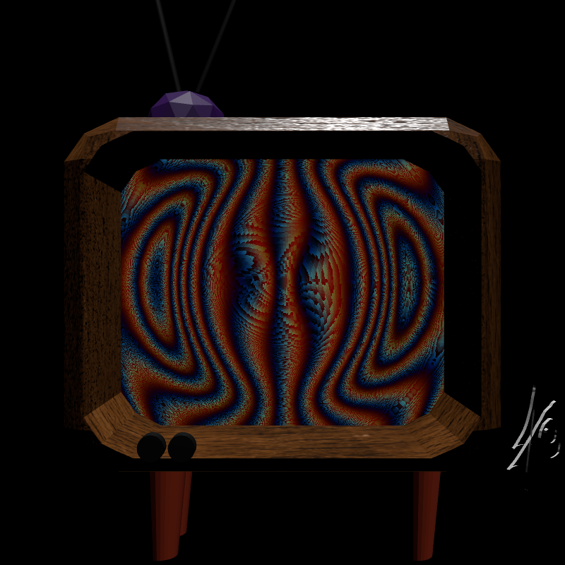 Glitchy TV #4 static token preview