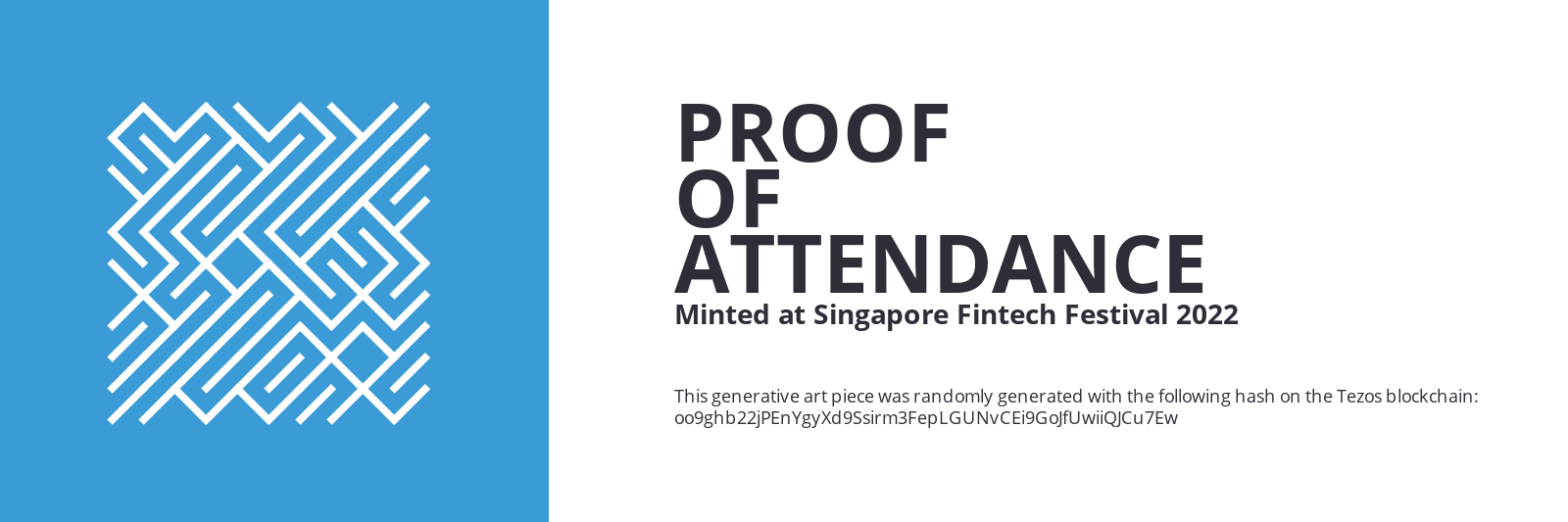SFF2022 Proof of Attendance Token #1967 static token preview