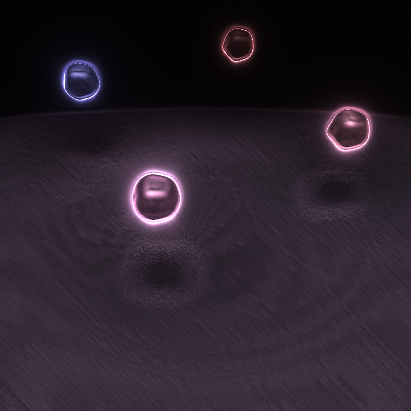 Audioreactive Shiny Spheres #12 static token preview