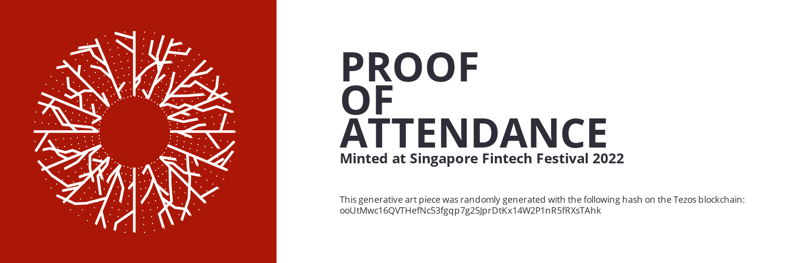 SFF2022 Proof of Attendance Token #1394 static token preview