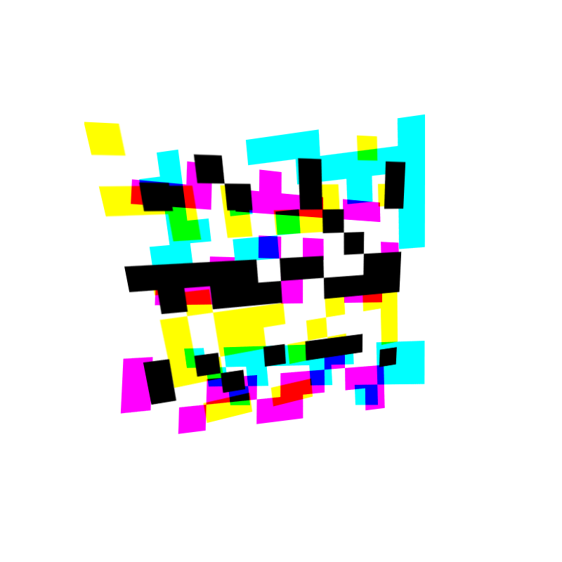 CMYK Decay #21 static token preview