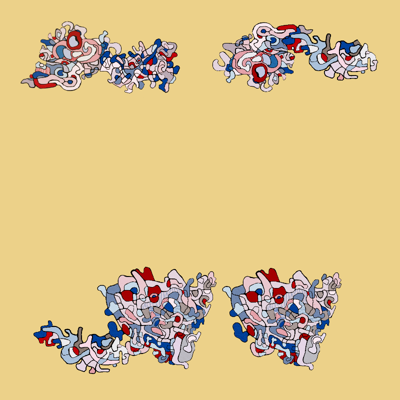 Swim in Dubuffet Thought #23 static token preview