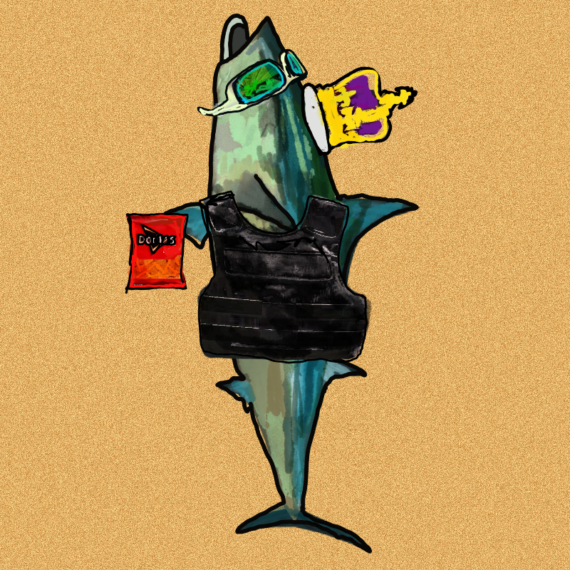 The Apathetic Crypto Fish Society #5 static token preview