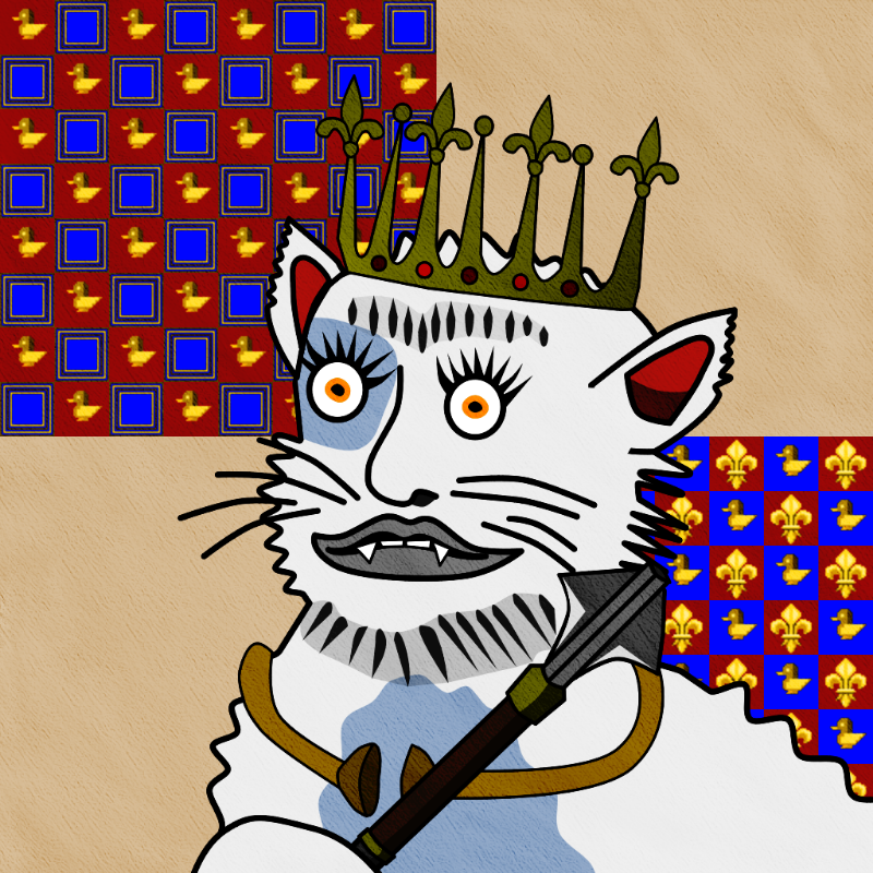 Famous Medieval Cat #8 static token preview
