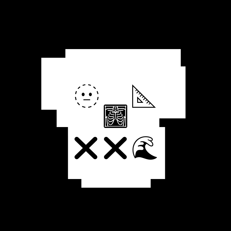 NotSkull(B&W) #16 static token preview