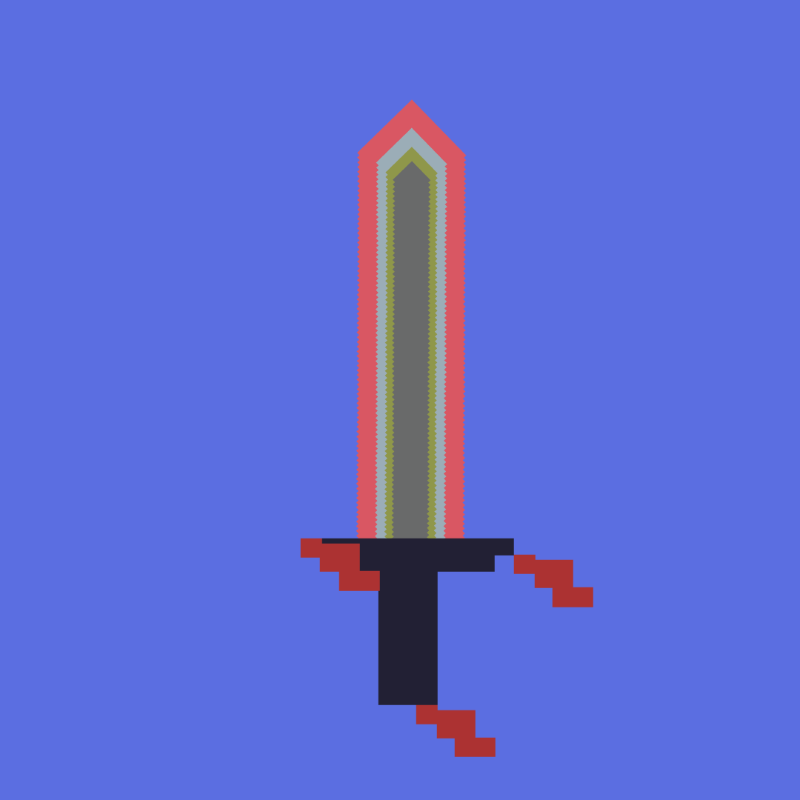 Generative Pixel Swords #3 static token preview