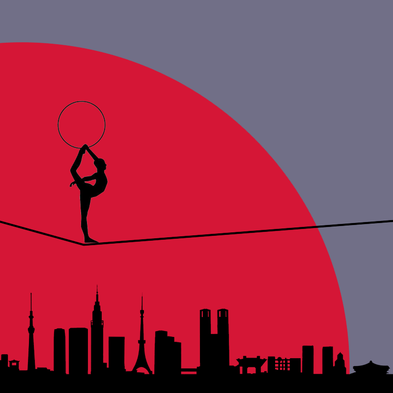 Dancing over the city #19 static token preview