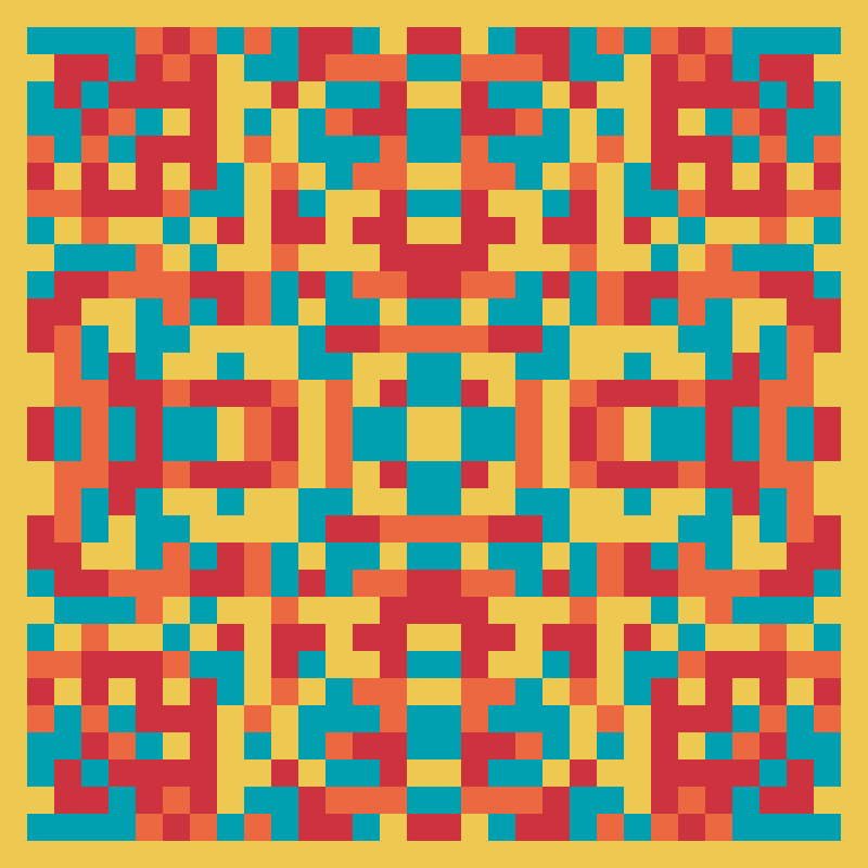 Pixel Mandala #9 static token preview