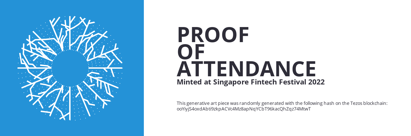 SFF2022 Proof of Attendance Token #1415 static token preview
