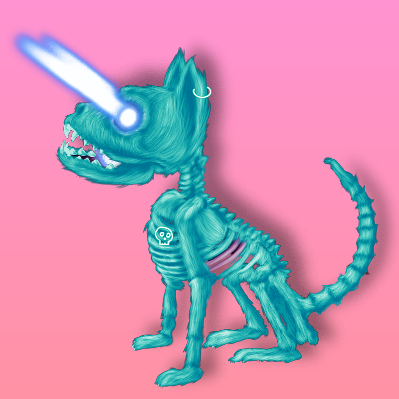 SkeleCats #2 static token preview